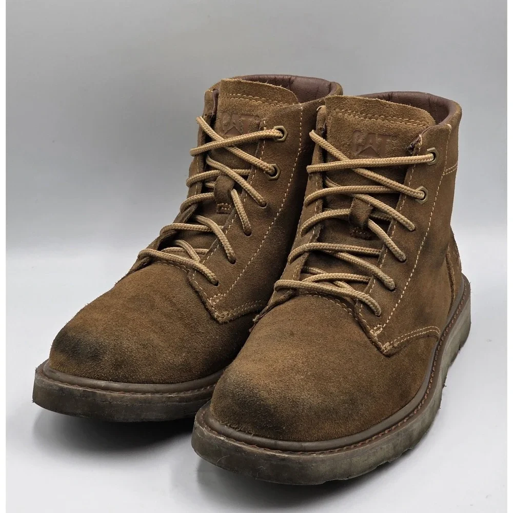 Caterpillar CAT Narrate P725201 Men's Suede Ankle Work Boots Size 9M